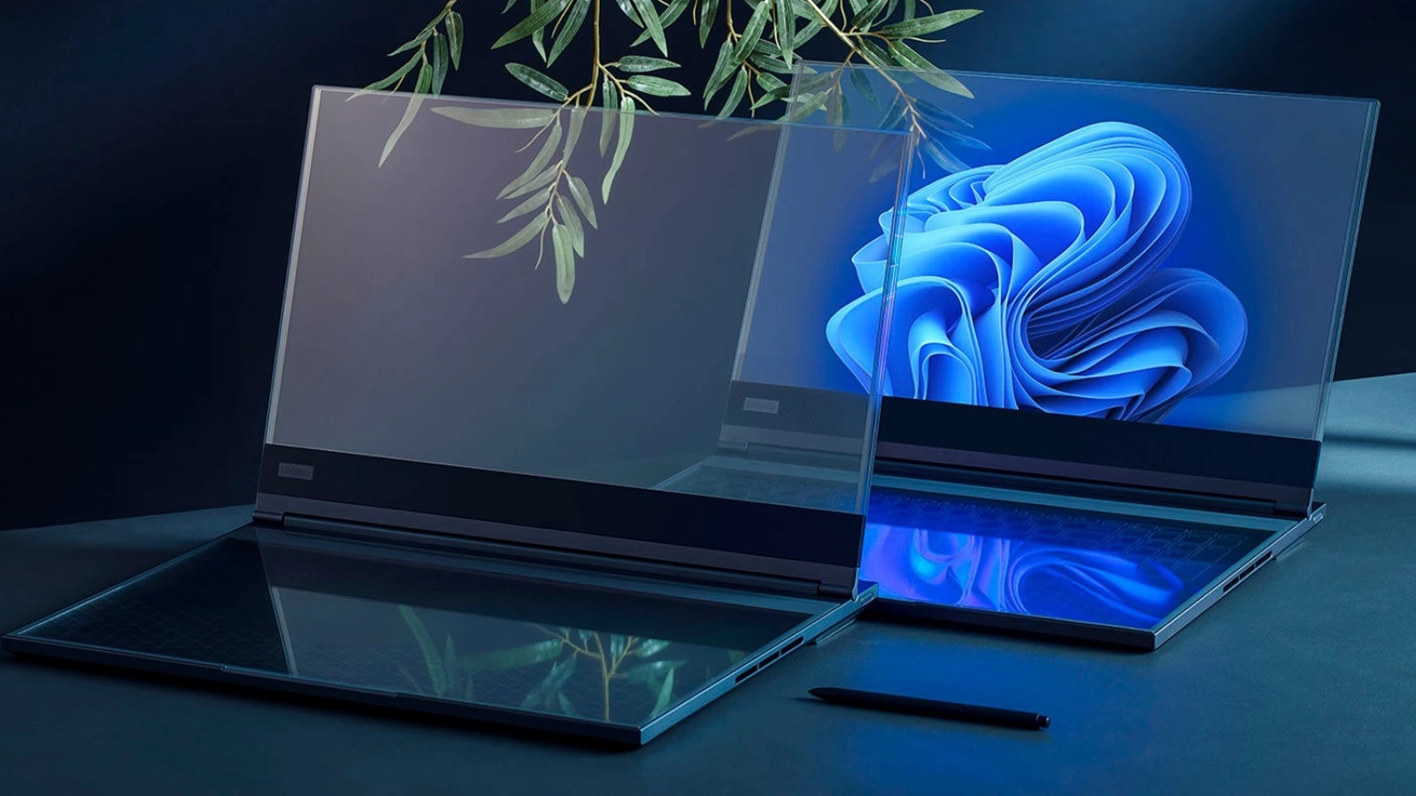 MWC 2024: Lenovo prezintă Project Crystal - Primul laptop cu ecran micro-LED transparent