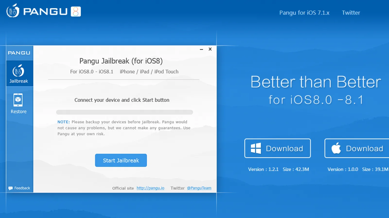 Pangu, tool pentru jailbreak iOS 8 untethered Își face apariția pe Mac