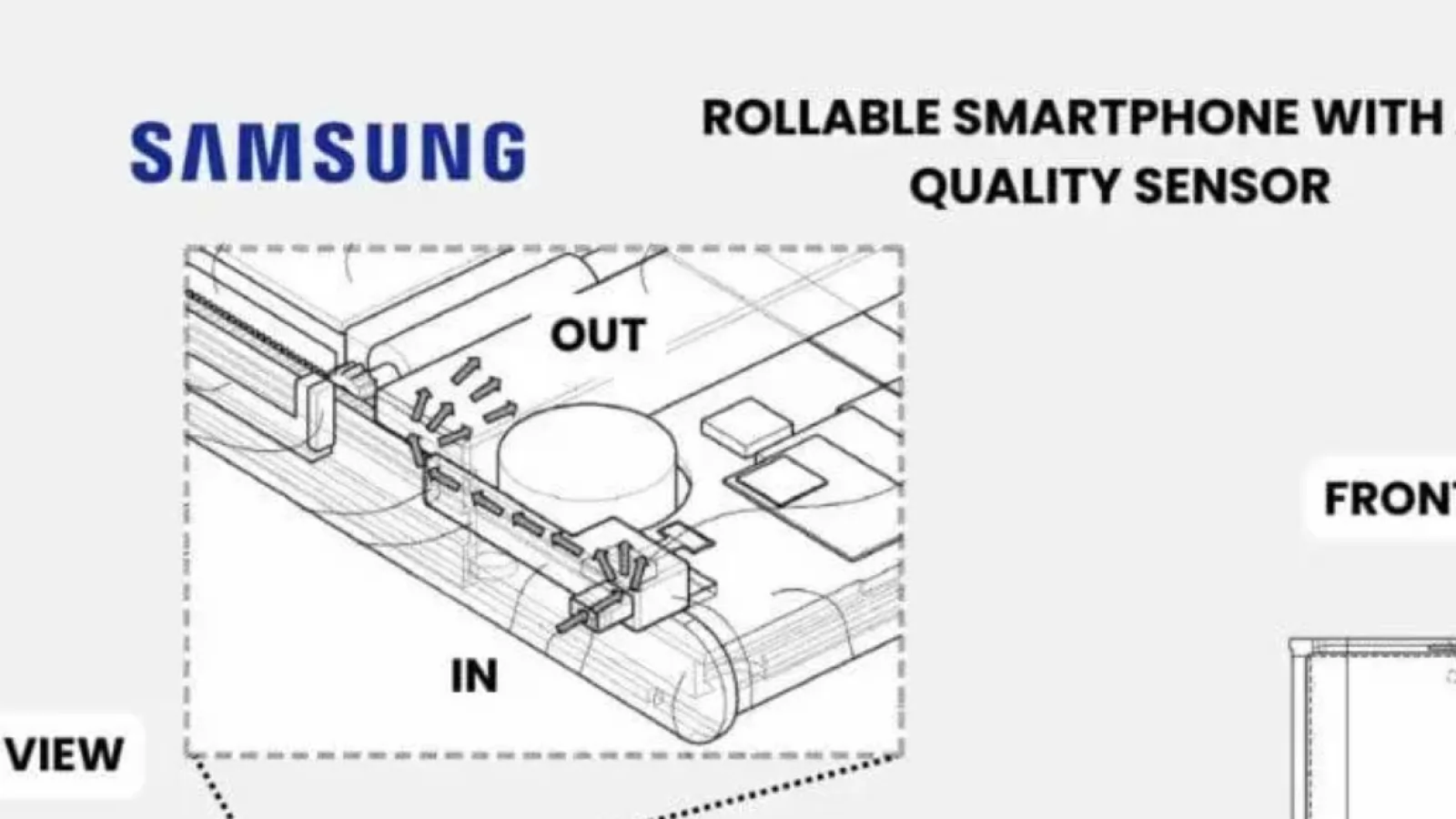 Samsung va include un senzor de calitate a aerului pe telefonul său rulabil (Brevet)