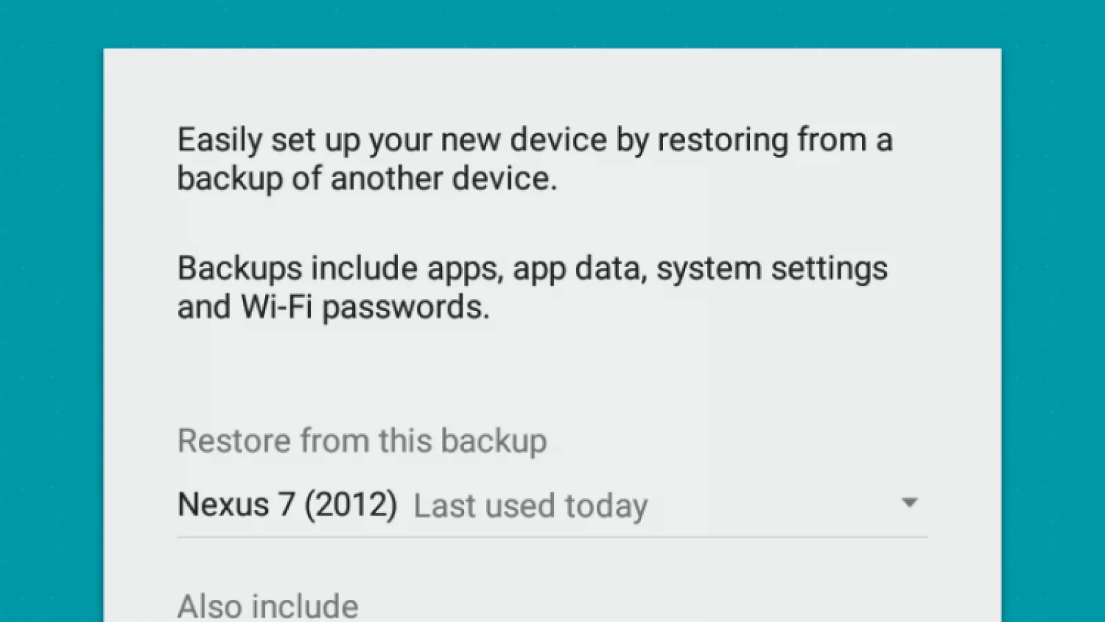 Android 5.0 Lollipop ajunge deja pe Nexus 7 2012 versiunea WiFi, sub forma imaginii de fabrică