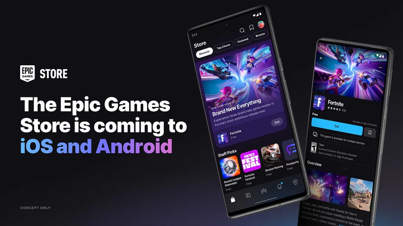 Epic Games Store va sosi pe Android și iOS până la finalul anului 2024