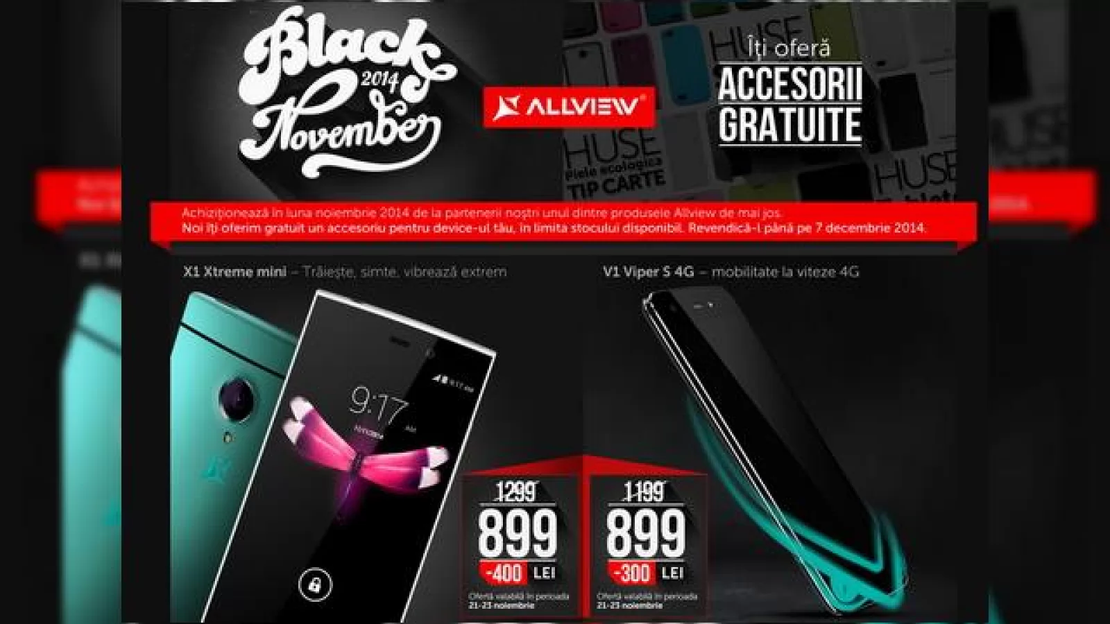 Allview surprinde cu super prețuri de Black Friday pentru pasionații de tehnologie