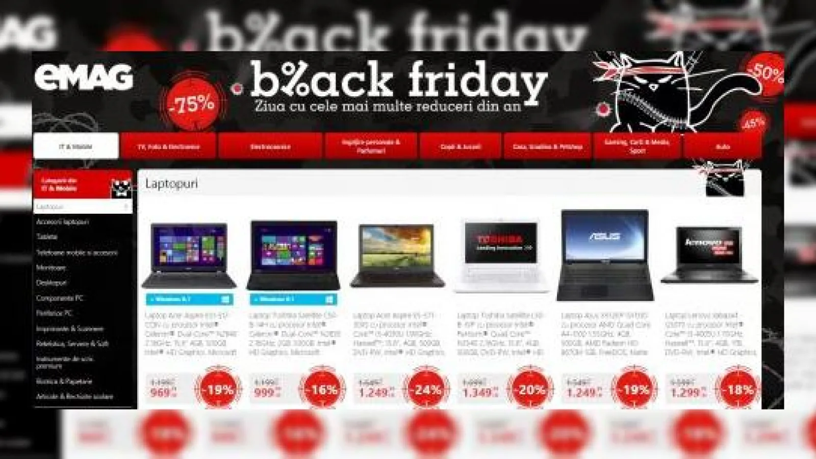 eMAG dezvăluie primele detalii despre produsele vândute În primele ore de la startul Black Friday