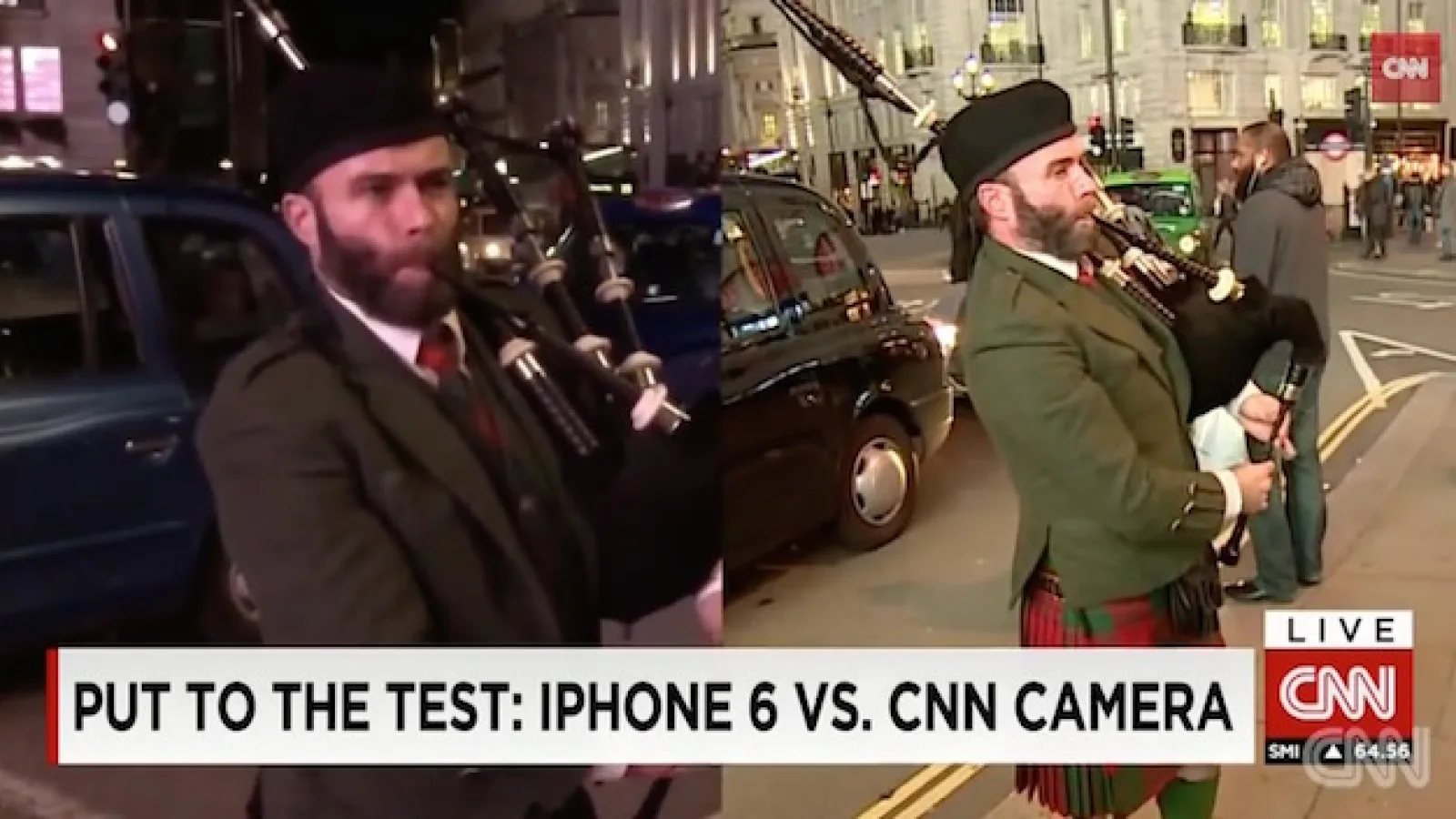 Un cameraman CNN pune la bătaie un iPhone 6 contra camerei sale profesioniste; Iată ce a ieșit! (Video)