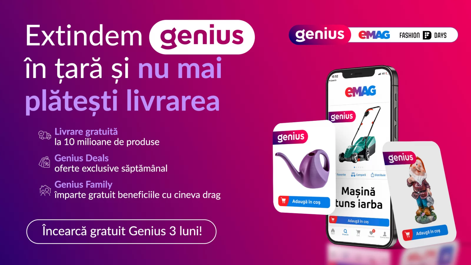 eMAG Genius se extinde în 300 localităţi din România; Ce beneficii aduce?
