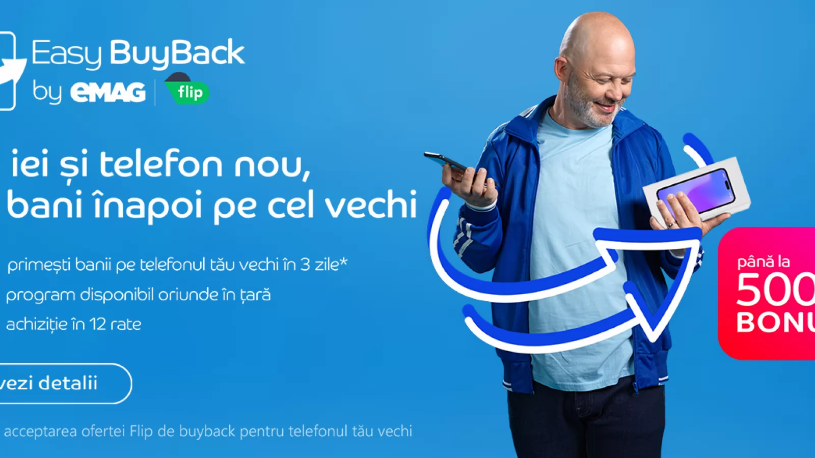 eMAG are un nou program BuyBack pentru smartphone-uri, cu evaluare online și expediere telefon vechi la EasyBox