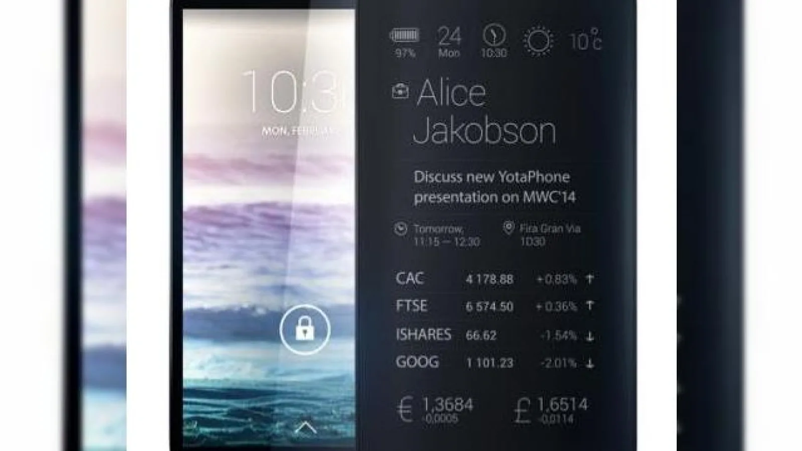Yota Phone2 sosește cu display fabricat de către Samsung, și panou EPD secundar dezvoltat de către E-Ink Holdings