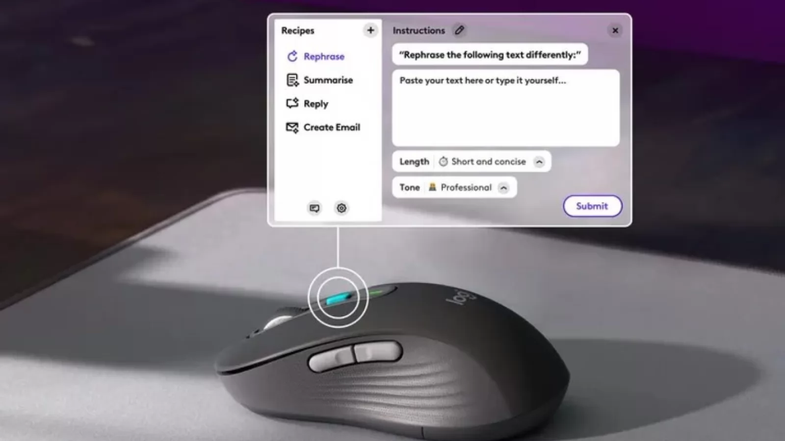 Logitech pune un buton AI pe mouse-urile şi tastaturile sale, inclusiv pe cele vândute deja