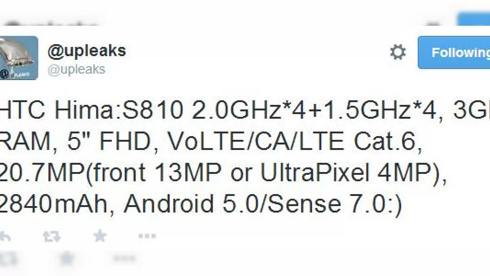 HTC Hima (One M9), viitorul flagship taiwanez Își dezvăluie posibilele specificații