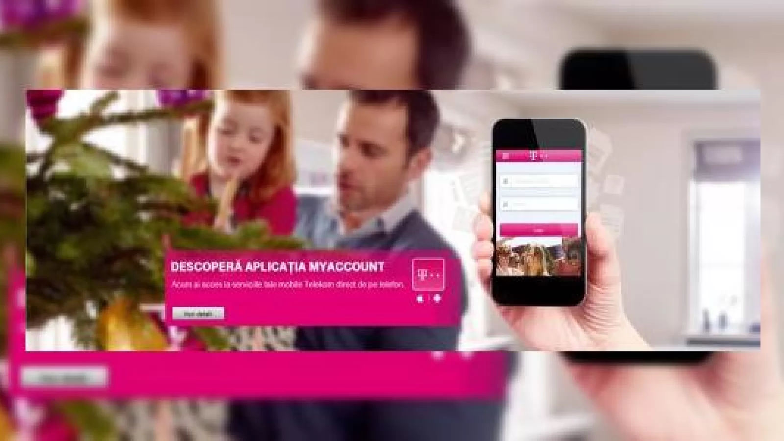 Telekom România lansează aplicația mobila MyAccount, care oferă acces ușor la informații despre factura și plata online