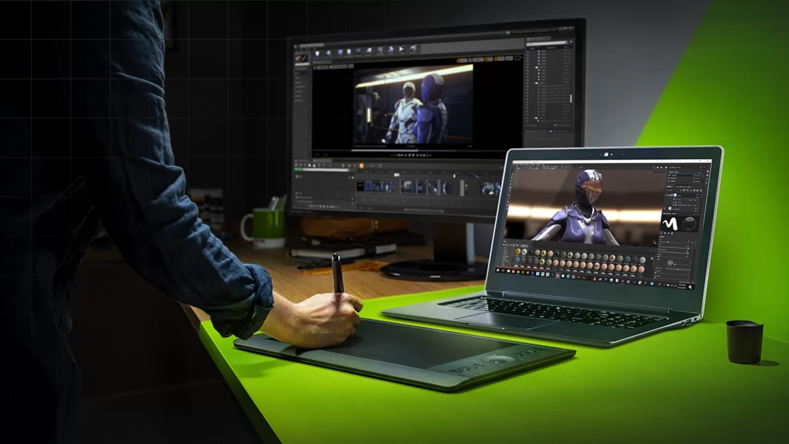 Creezi jocuri, conţinut, artă? NVIDIA Studio are drivere şi unelte software pentru tine; Iată ce oferă!