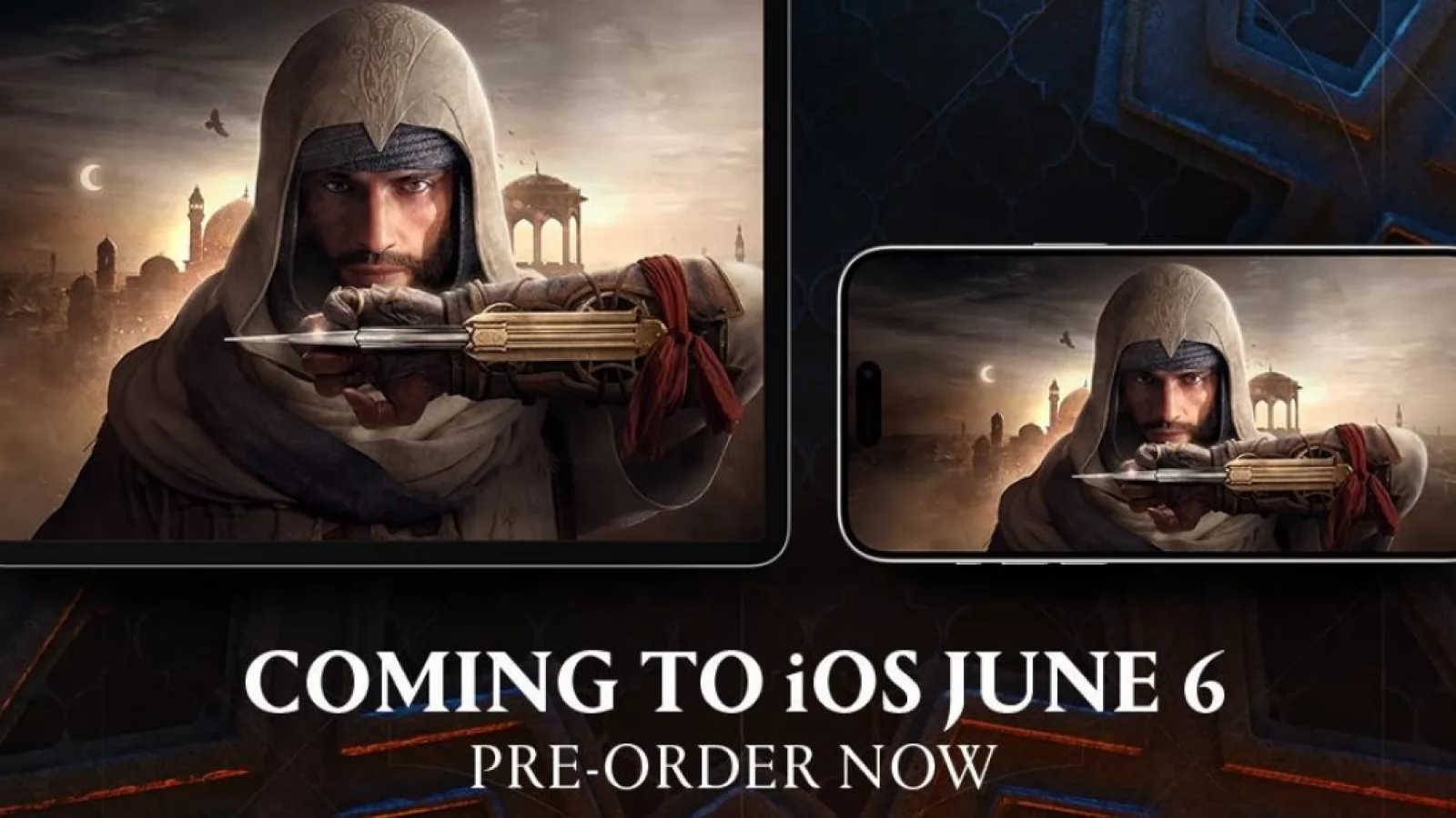 Assassin's Creed Mirage vine pe iPhone și iPad din data de 6 iunie, cu demo gratuit 90 de minute 