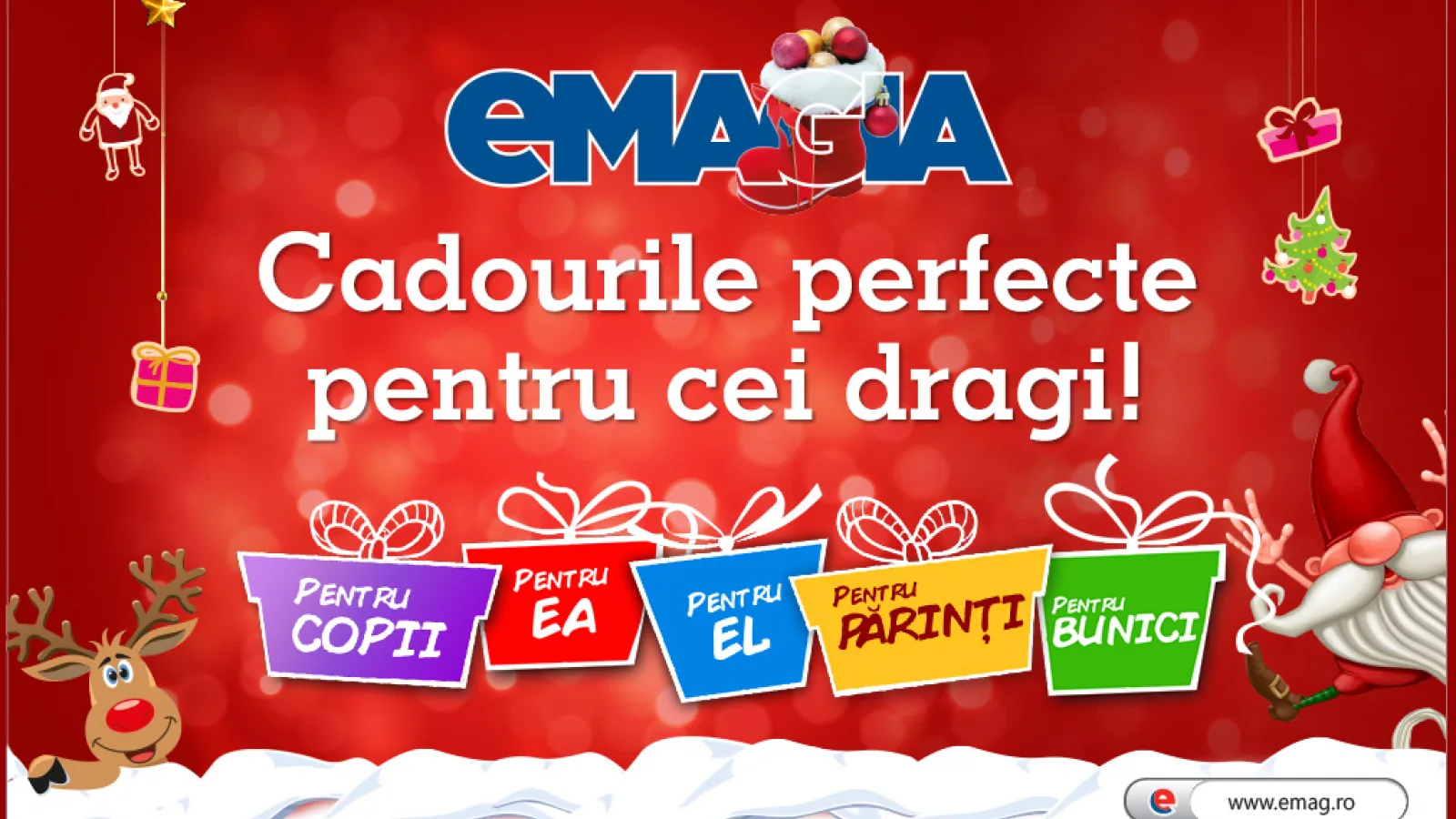 eMAG ne prezintă cele mai potrivite cadouri pentru Crăciun; LG G3 la 1.799 lei