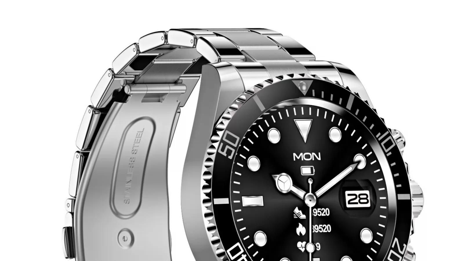 Smartwatch-ul AW12 costă acum doar 157 lei pe Cafago și vine cu brățară metalică, 7 zile autonomie