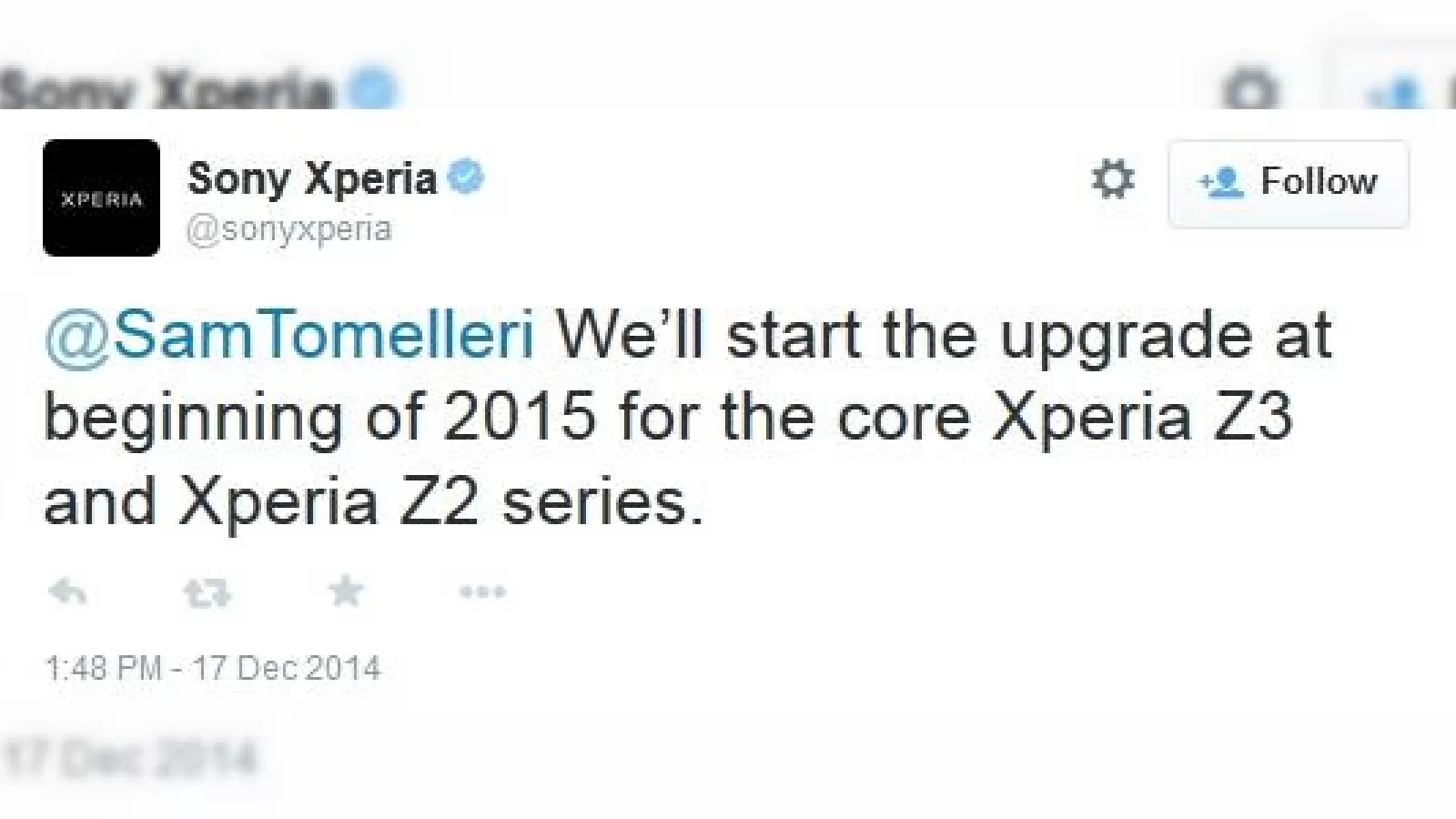 Terminalele Sony din gama Xperia Z2 și Xperia Z3 vor primi Android 5.0 Lollipop la Început de 2015