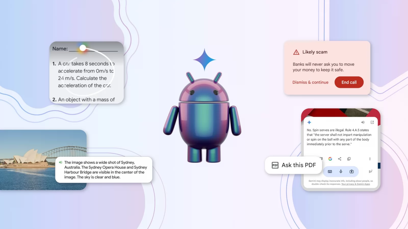 Google I/O 2024: Circle to Search rezolvă acum ecuații, iar Gemini devine mai eficient, oferind și soluții anti-escrocherii