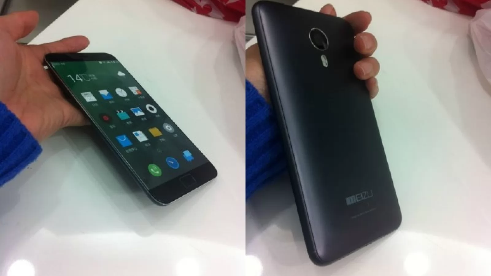 Phablet-ul Meizu MX4 Note se afișează Într-o primă fotografie live
