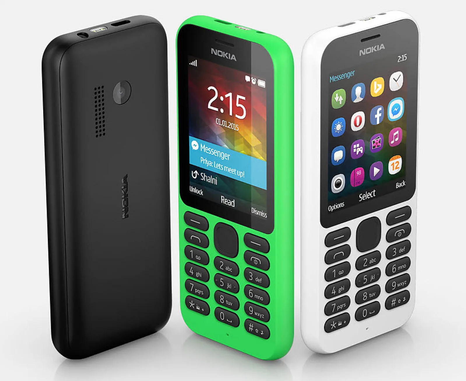 CES 2015: Nokia 215 anunțat oficial la prețul de 29$; acesta este cel mai accesibil telefon cu internet
