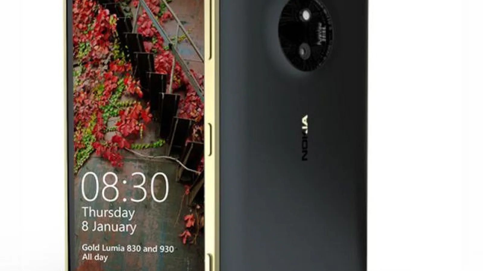 Lumia 830 și Lumia 930 primesc versiuni cu margini aurii