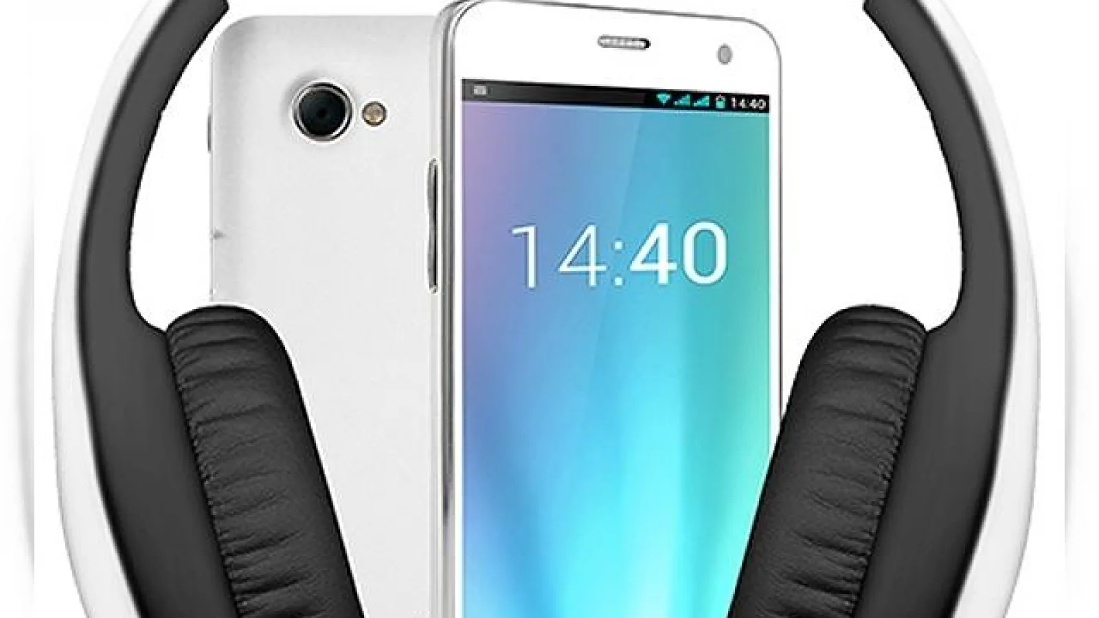 Overmax Vertis 4010 You Music disponibil prin eMAG; telefon axat pe partea audio ce vine la pachet cu o pereche de căști Hi-Fi