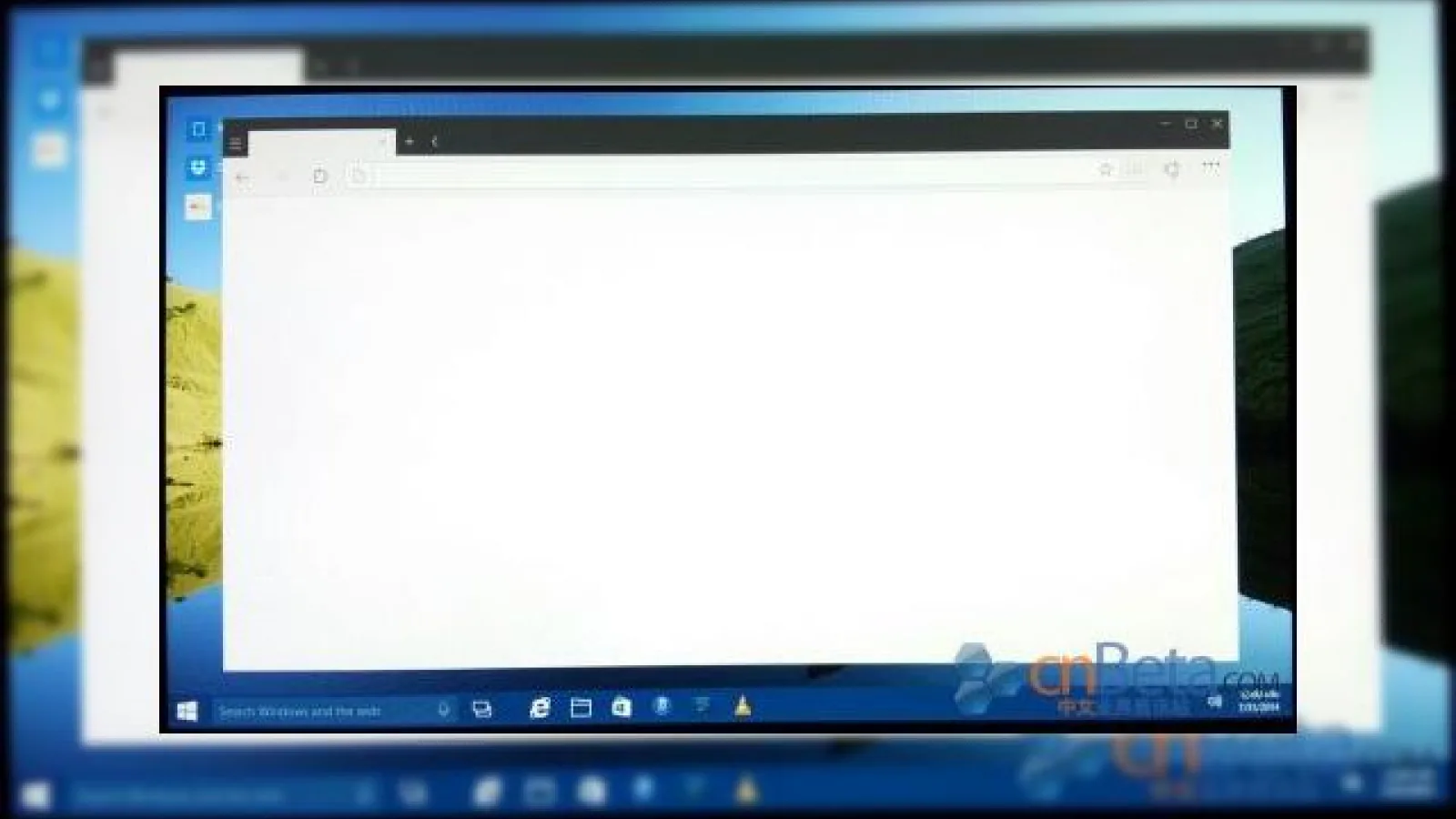 O nouă captură de ecran din Windows 10 versiunea desktop ne dezvăluie integrarea Cortana În taskbar