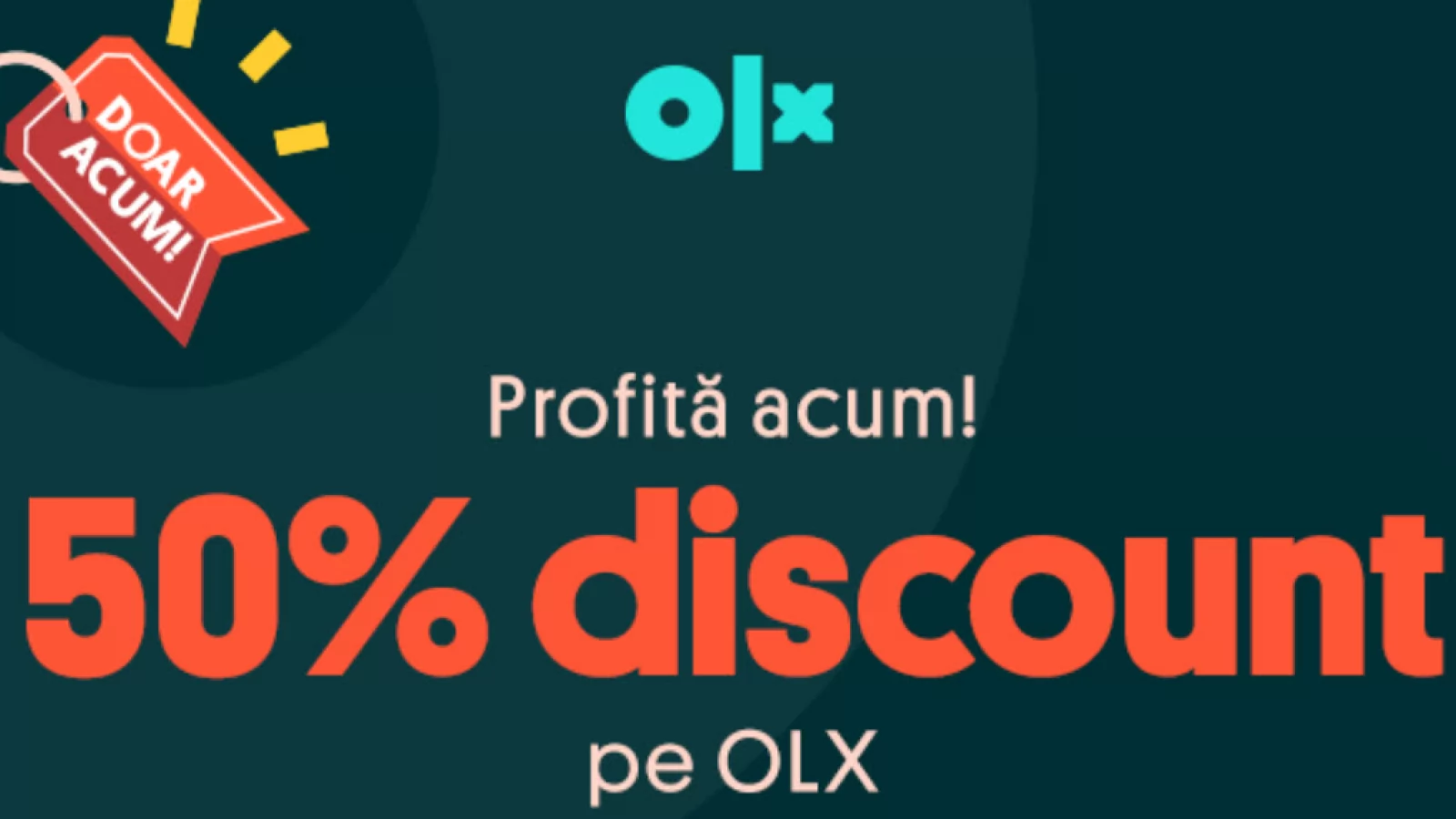 Şi OLX are reduceri: 50% discount pentru promovarea de anunţuri pentru electronice şi electrocasnice