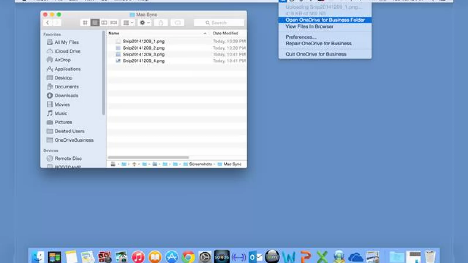 OneDrive for Business sosește pe OS X, aduce integrare cu aplicația iOS