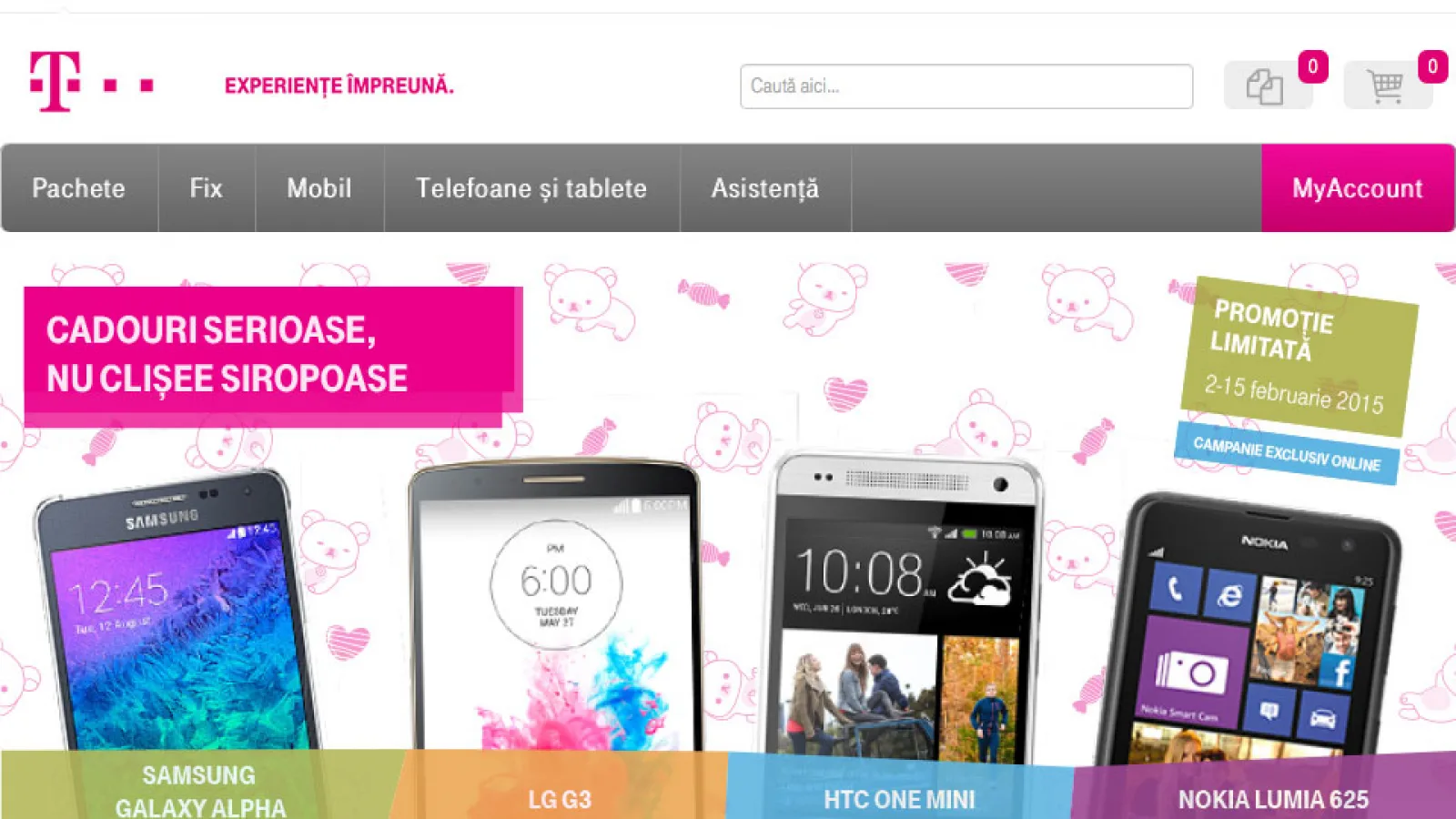 Telekom Romania lansează o campanie specială pentru Valentineâ€™s Day; primim vouchere cadou de 300 lei pentru cumpărături de pe Clickshop.ro