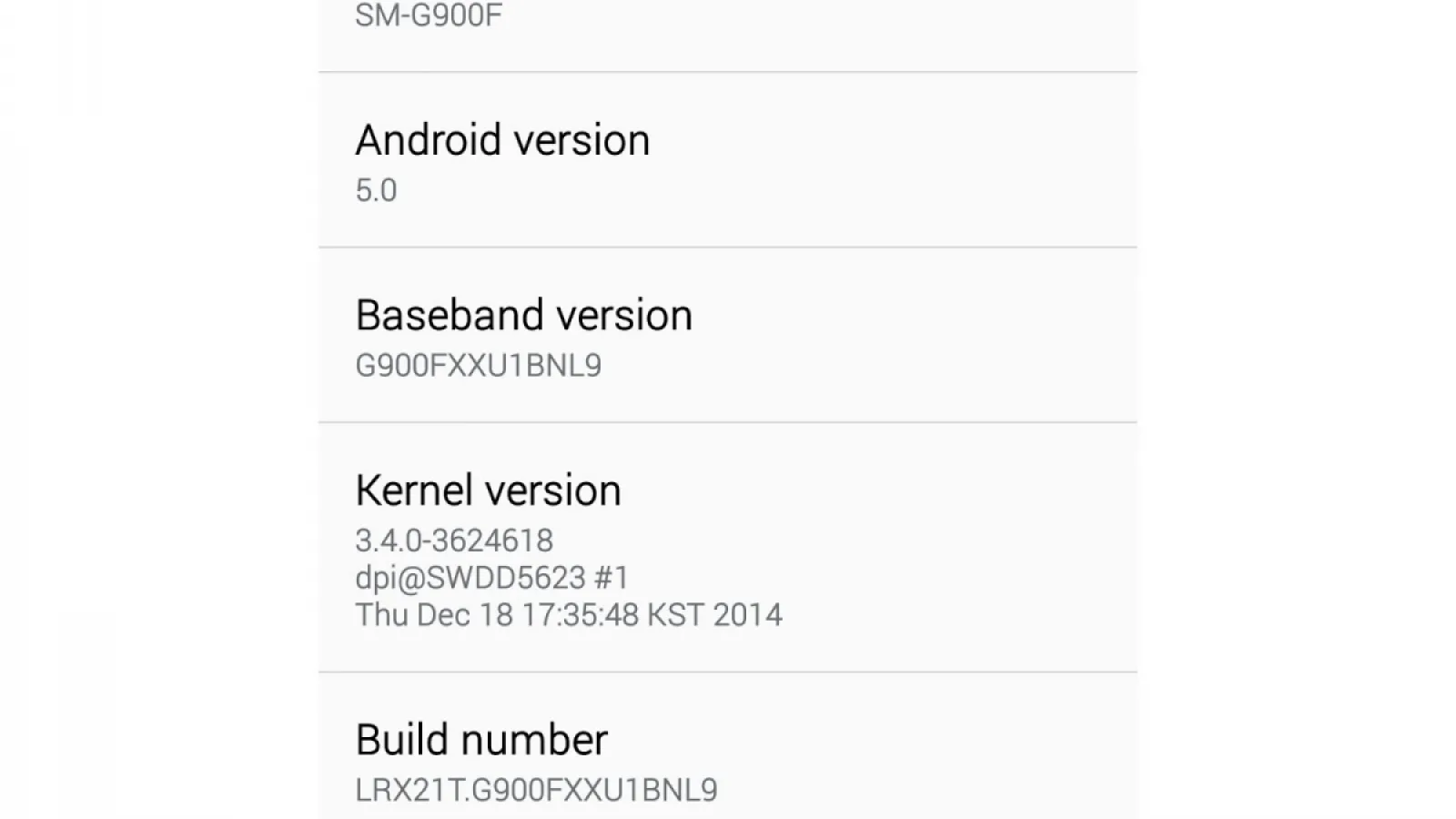 Utilizatorii români de terminale Samsung Galaxy S5 achiziționate la liber primesc acum actualizare la Android 5.0 Lollipop