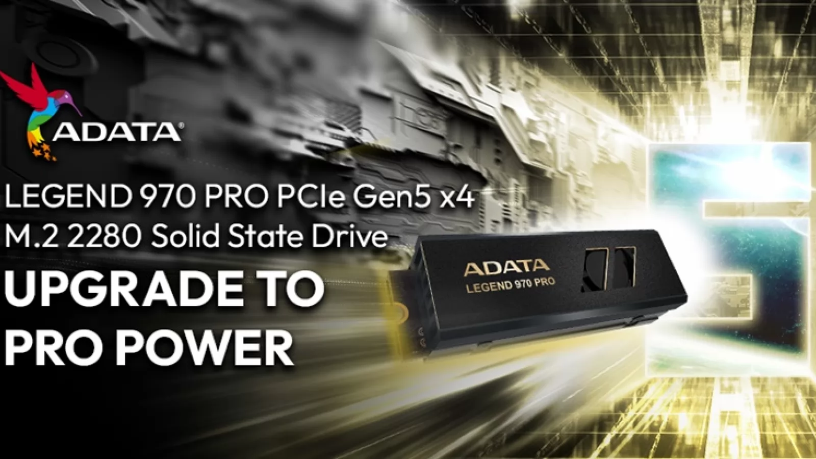 ADATA lansează LEGEND 970 PRO: Un nou SSD PCIe Gen5 ce oferă performanțe excepționale
