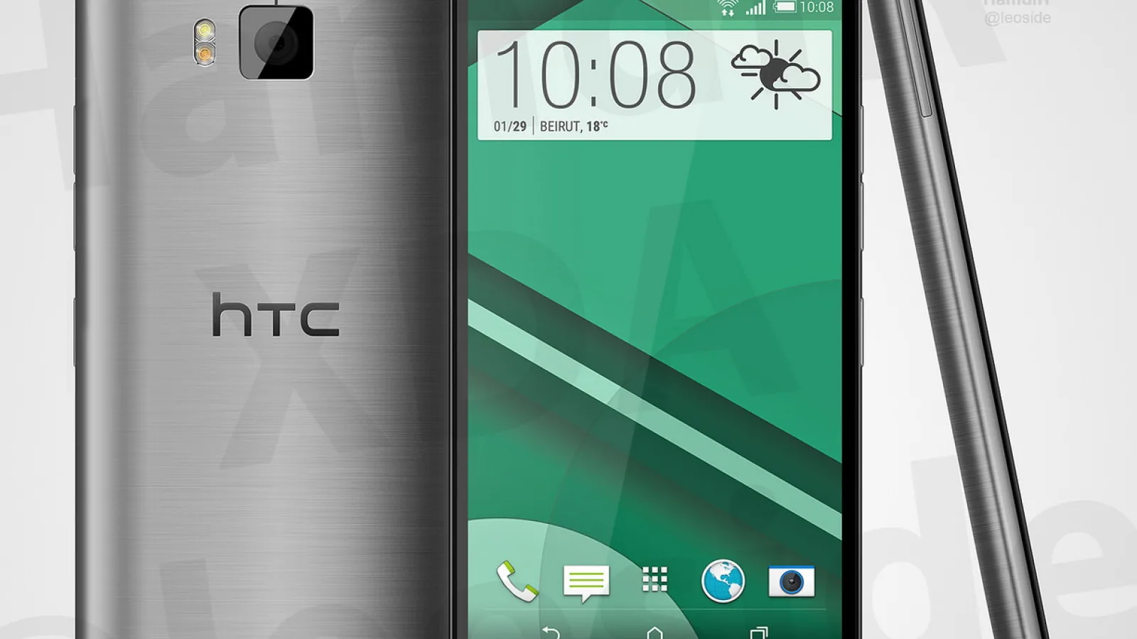 HTC One M9 (Hima) randat de un designer urmând zvonurile lui @evleaks; Foarte aproape de o imagine realistă!