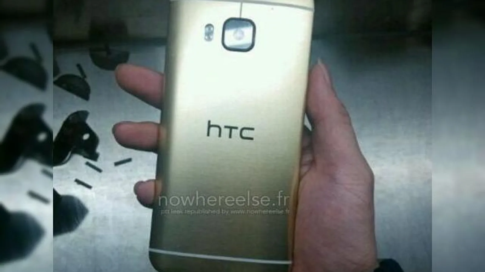 Varianta de culoare aurie a lui HTC One M9 se afișează În imagini live