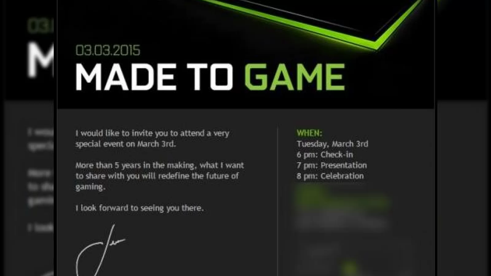 Nvidia trimite invitații presei la un eveniment programat pentru 3 martie, va lansa un produs "pregătit de 5 ani"