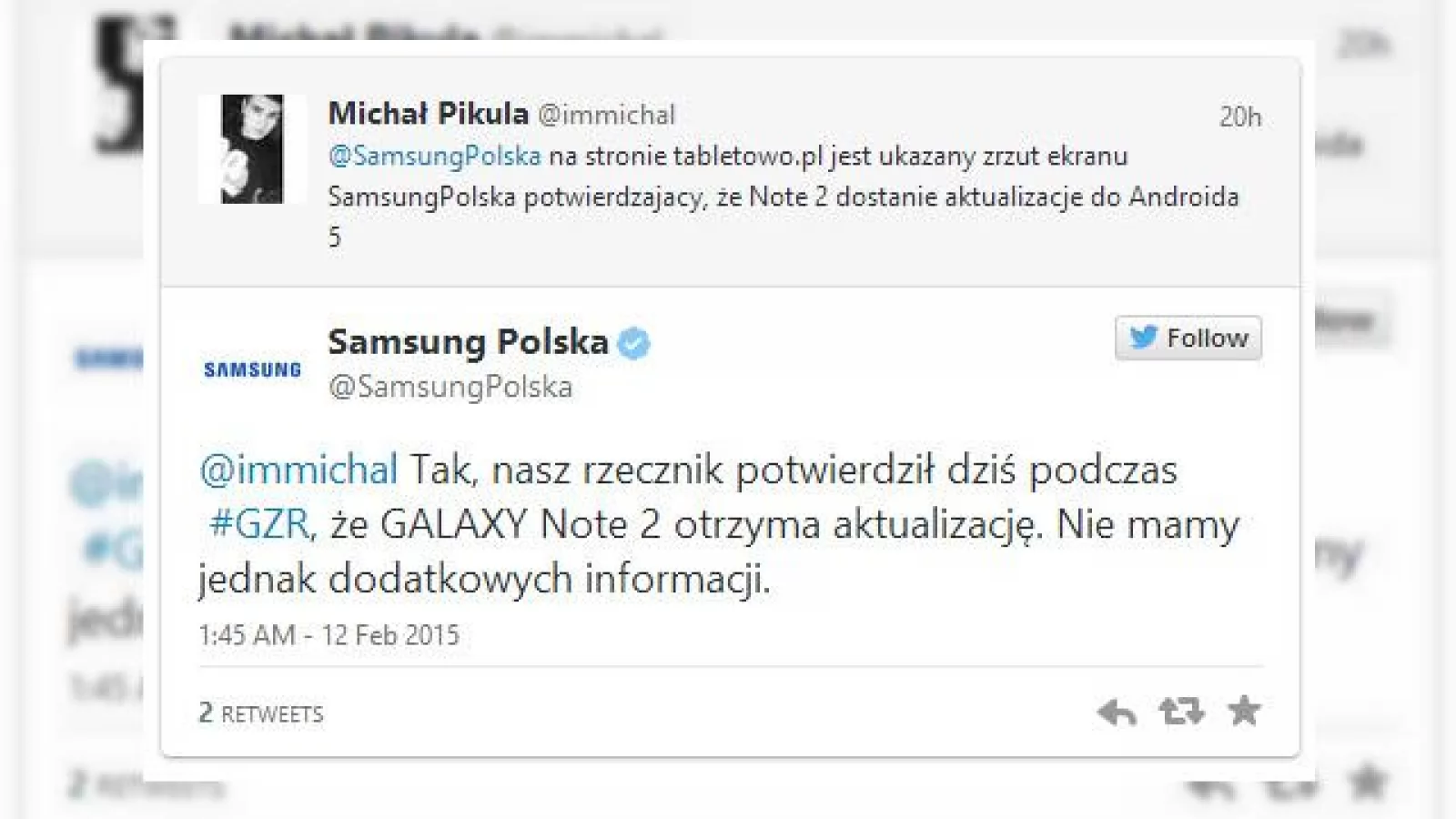 Samsung Polonia confirmă că Galaxy Note II va primi actualizarea la Lollipop