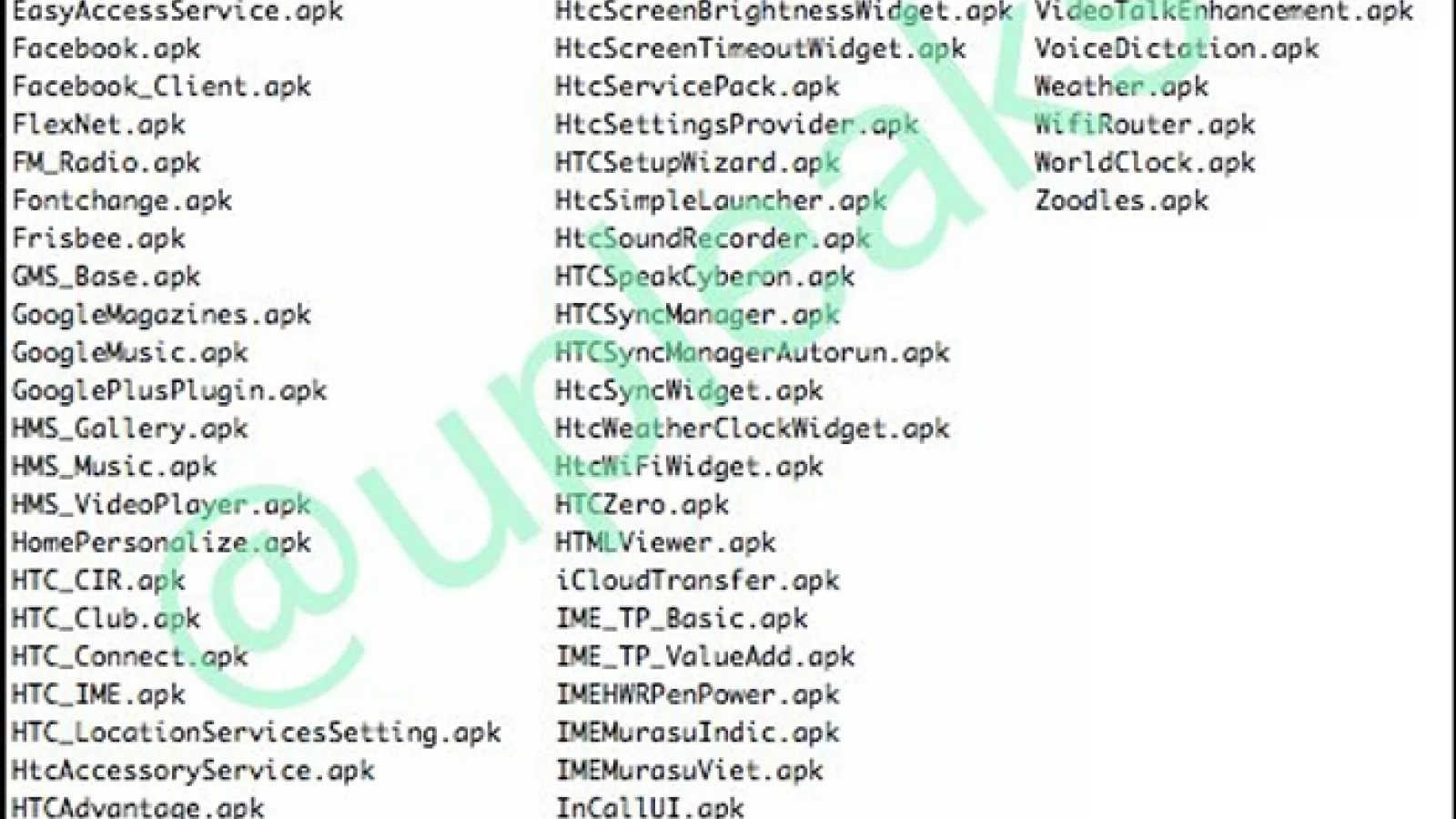 Lista de aplicaţii de pe HTC One M9 ajunge pe web, oferă indicii cu privire la noutăţile din HTC Sense 7.0