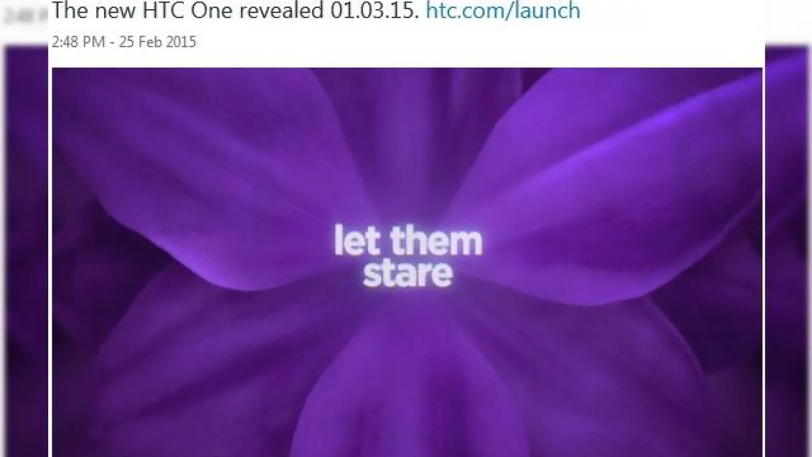 HTC postează un nou teaser pentru One M9, cu motto-ul