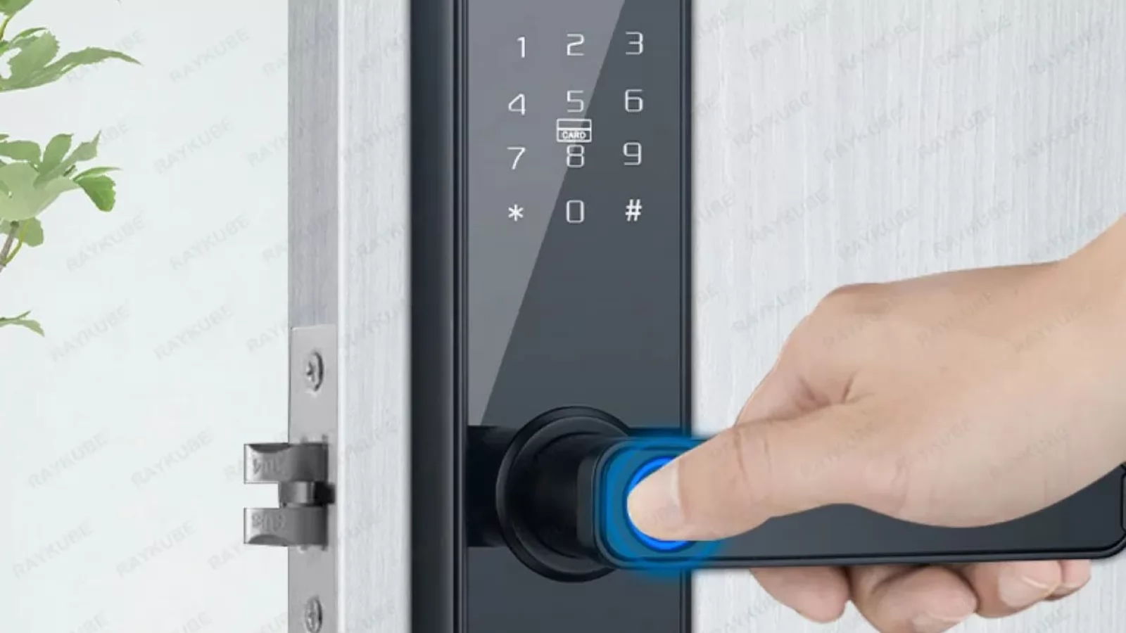 Încuietoare biometrică inteligentă RAYKUBE K7 Pro+ la reducere; acum doar 215 lei