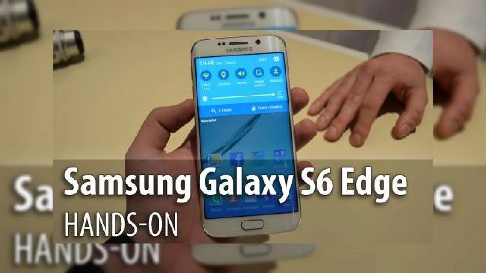MWC 2015: Samsung Galaxy S6 Edge hands-on: curbe mai discrete decât la Galaxy Note Edge, un terminal cu adevărat arătos (Video)