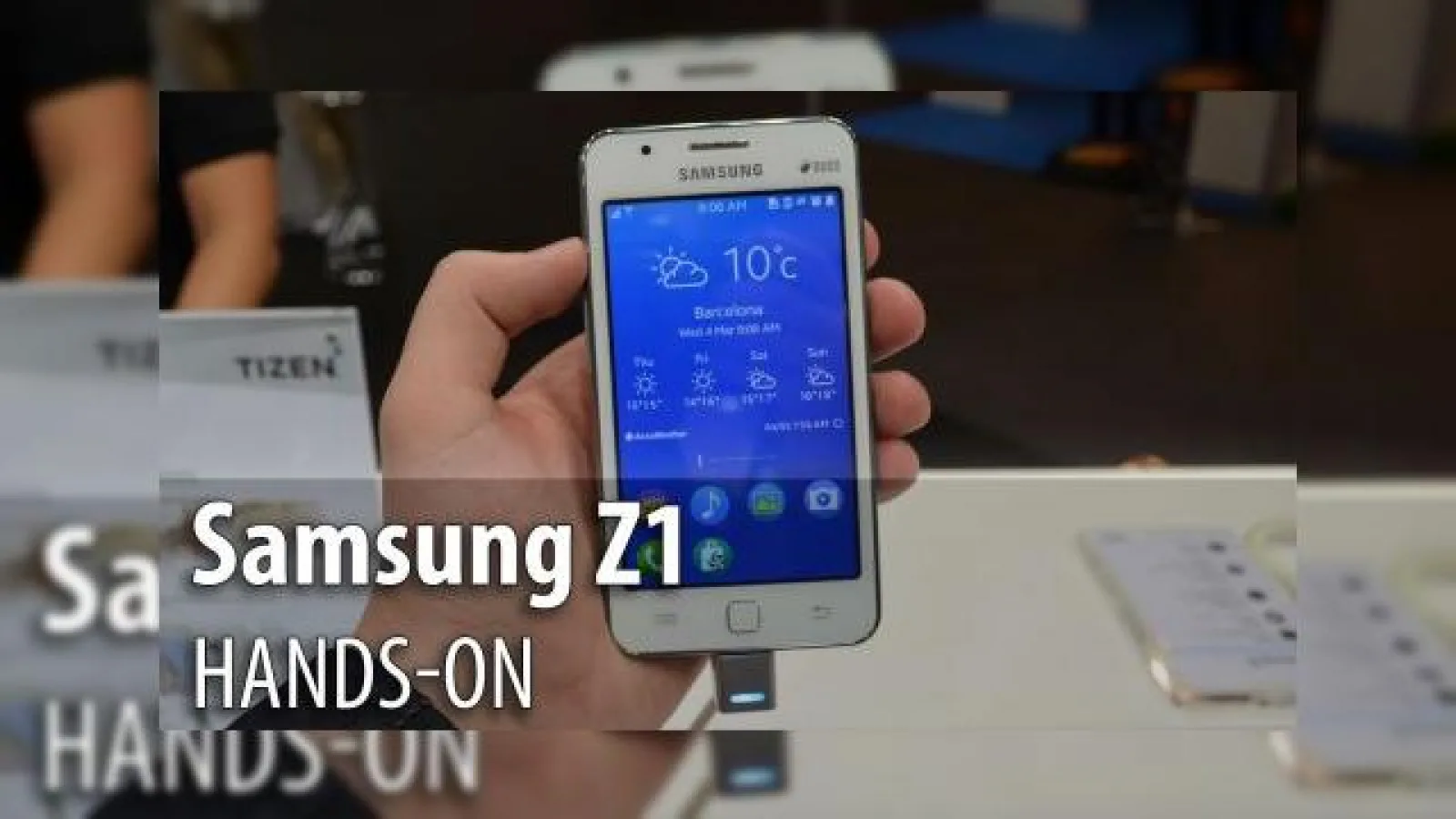 MWC 2015: Samsung Z1 (Tizen OS) hands-on - alternativa compactă la Android, cu un soi de TouchWiz diluat ca OS (Video)
