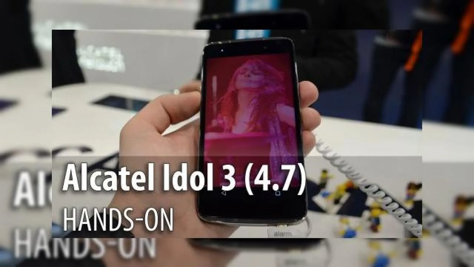 MWC 2015: Alcatel Idol 3 (4.7) hands-on - un telefon midrange elegant, cu margini cromate şi glossy (Video)