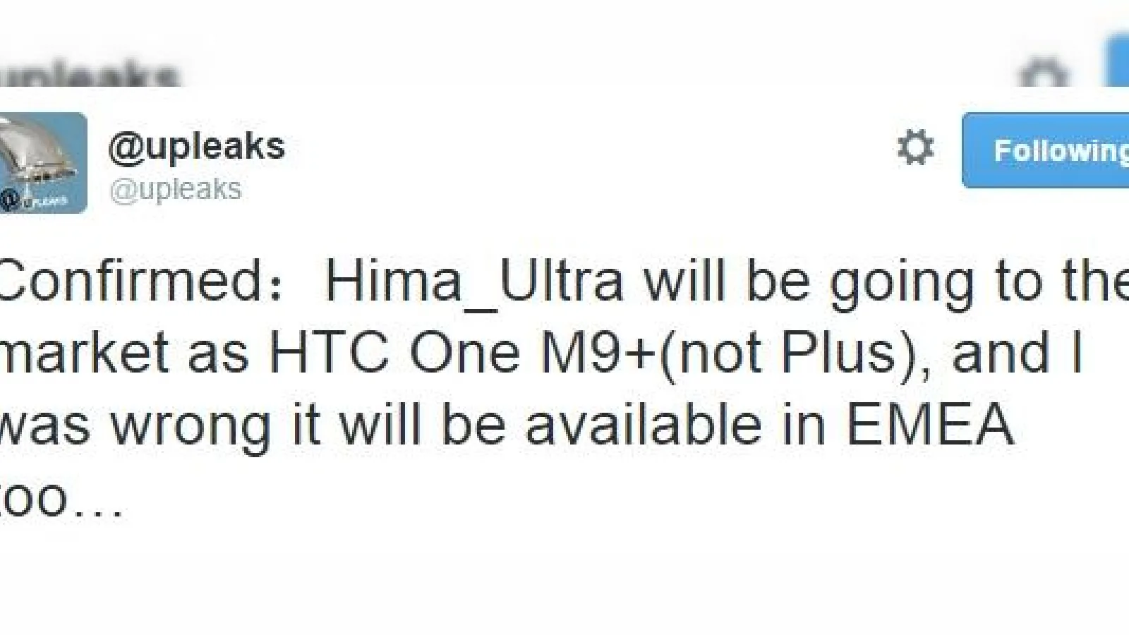 Phablet-ul HTC Hima Ultra ar putea fi numit de fapt One M9+; taiwanezii au pregătit un anunț pentru astăzi