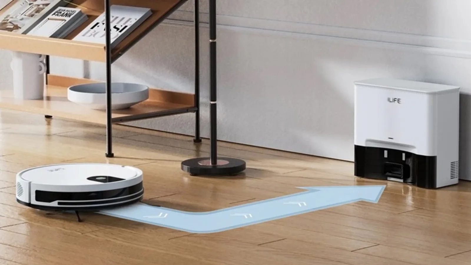 Aspiratorul robot ILIFE G9 Pro cu stație de golire automată este acum și mai ieftin pe GeekBuying