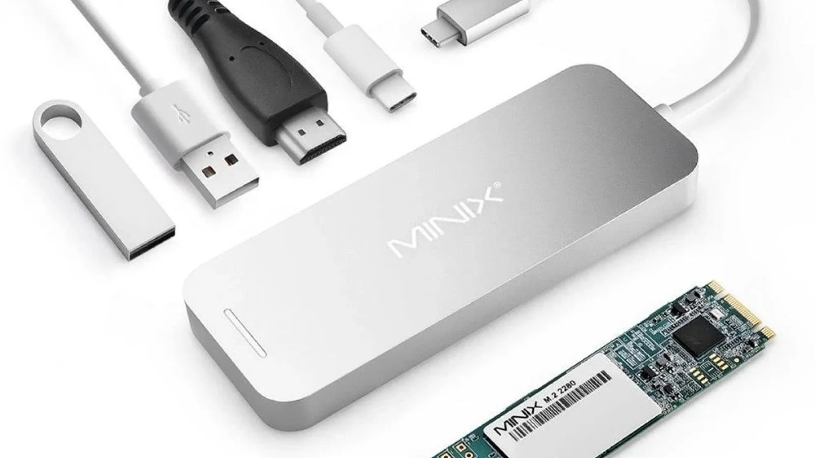 MINIX NEO C combină stocarea SSD cu extra porturi într-un dongle pe care plătești acum sub 200 de lei pe GeekBuying