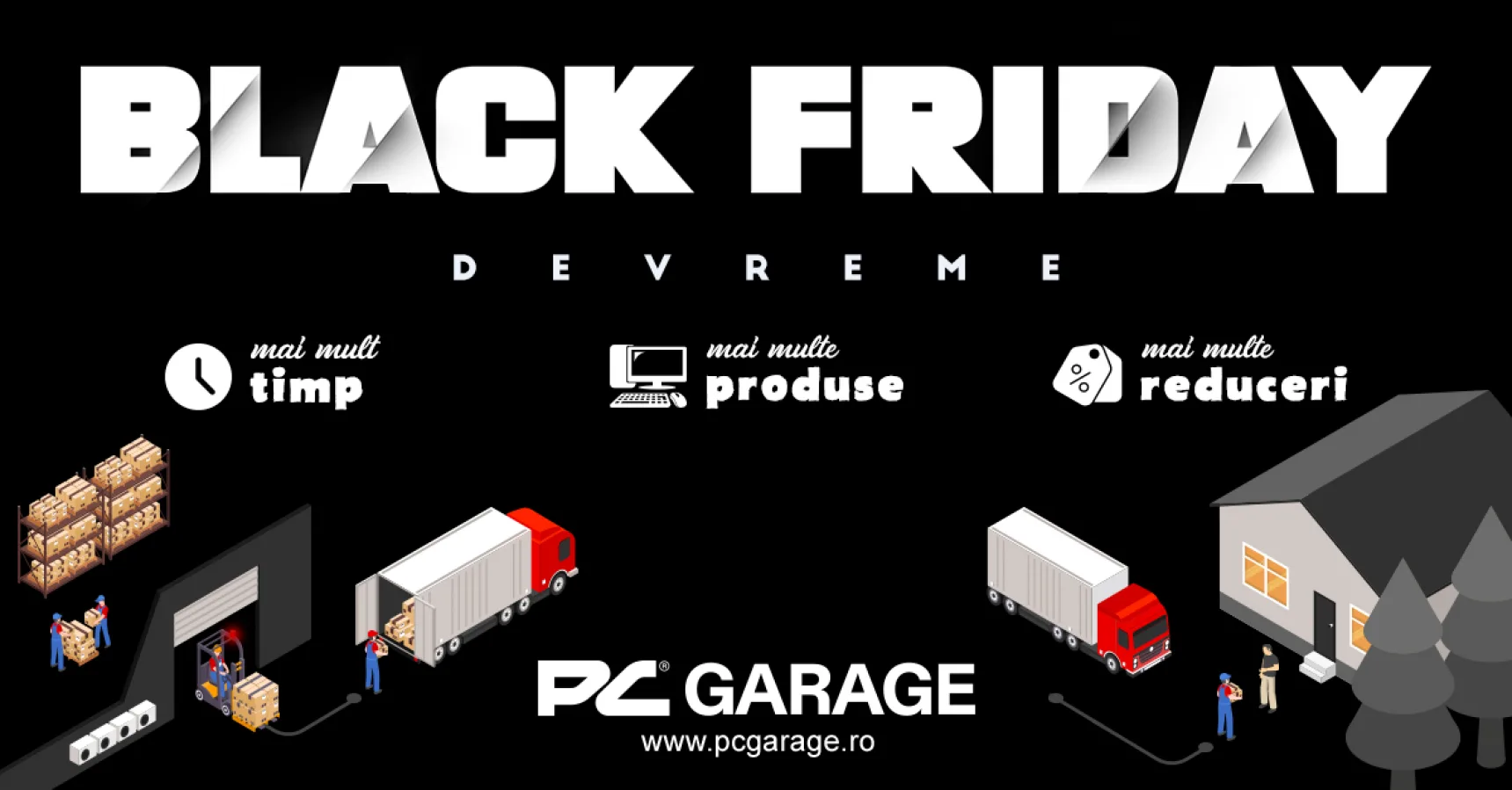 PC Garage a început Black Friday Devreme (catalog); Reduceri de până la 1.700 lei la sisteme de gaming