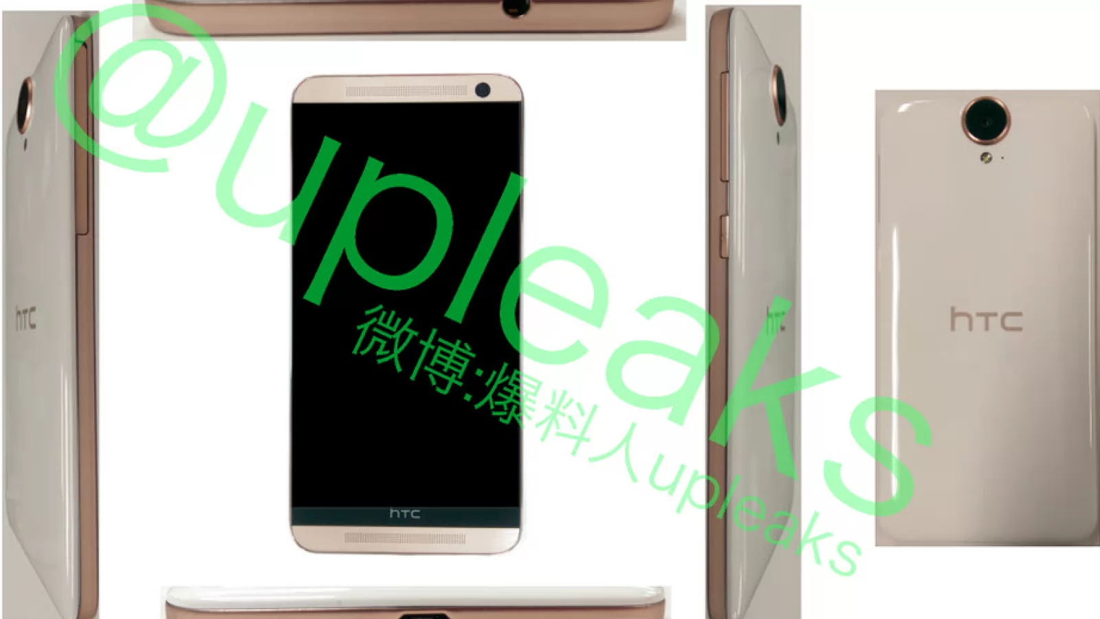 HTC One E9 văzut din toate unghiurile prin intermediul unei noi imagini ajunse pe web
