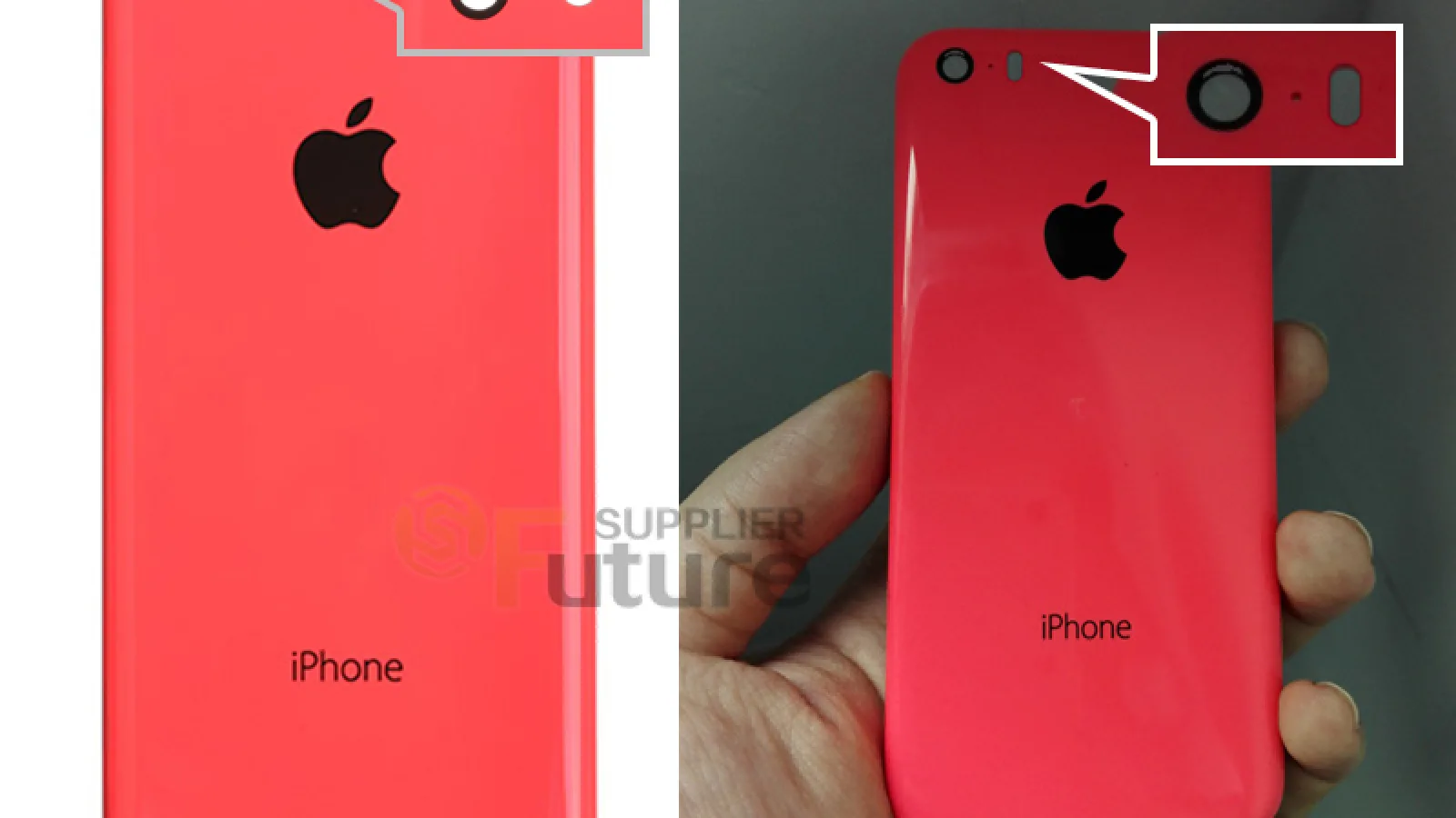 iPhone 6C ajunge pe web sub formă de fotografii cu spatele carcasei sale; Iată şi comparaţii cu iPhone 5C