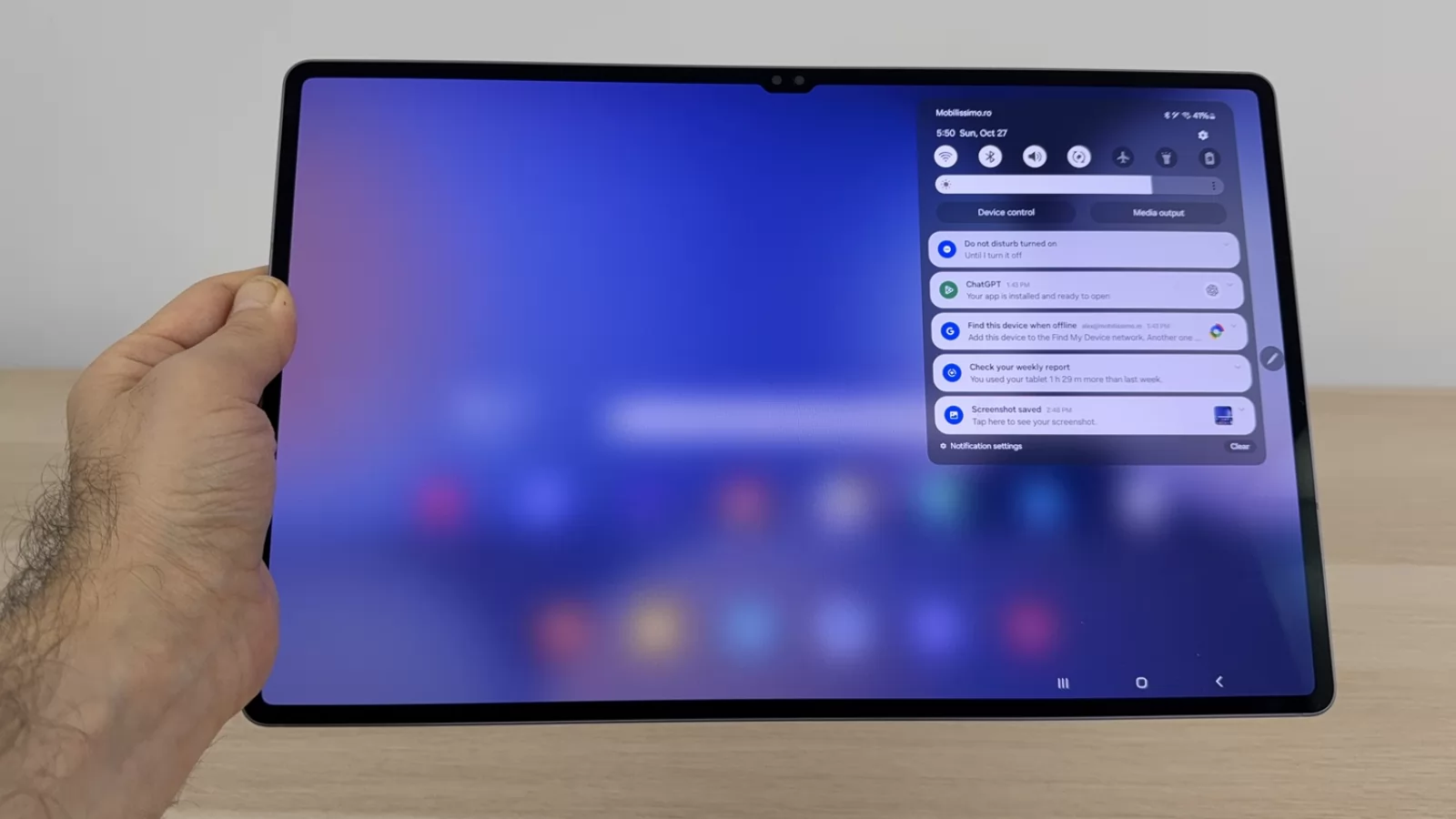 Samsung Galaxy Tab S10 Ultra: Conectivitate fără plângeri, fără probleme