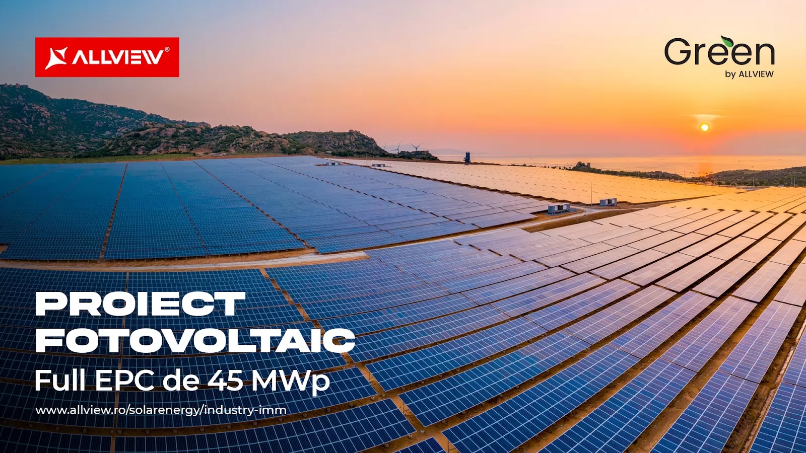 Ţandărei primeşte 64.000 de panouri fotovoltaice montate de Allview