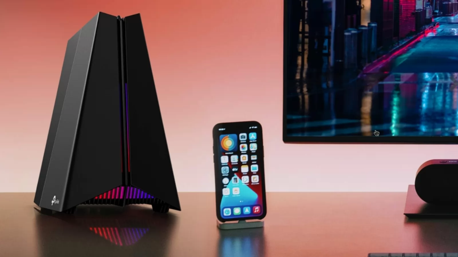 TP-Link a lansat un nou router tri-band Wi-Fi 7: Archer GE550, cu design futurist și iluminare RGB