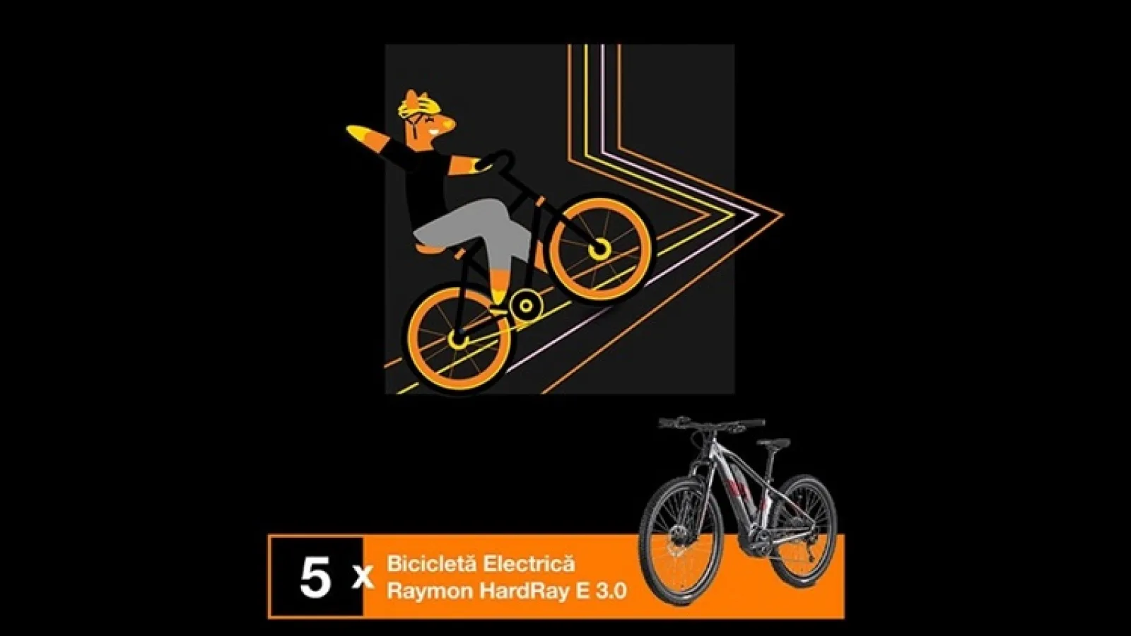 Concursul Piniata Party continuă în My Orange, cu 5 biciclete electrice oferite prin tragere la sorți